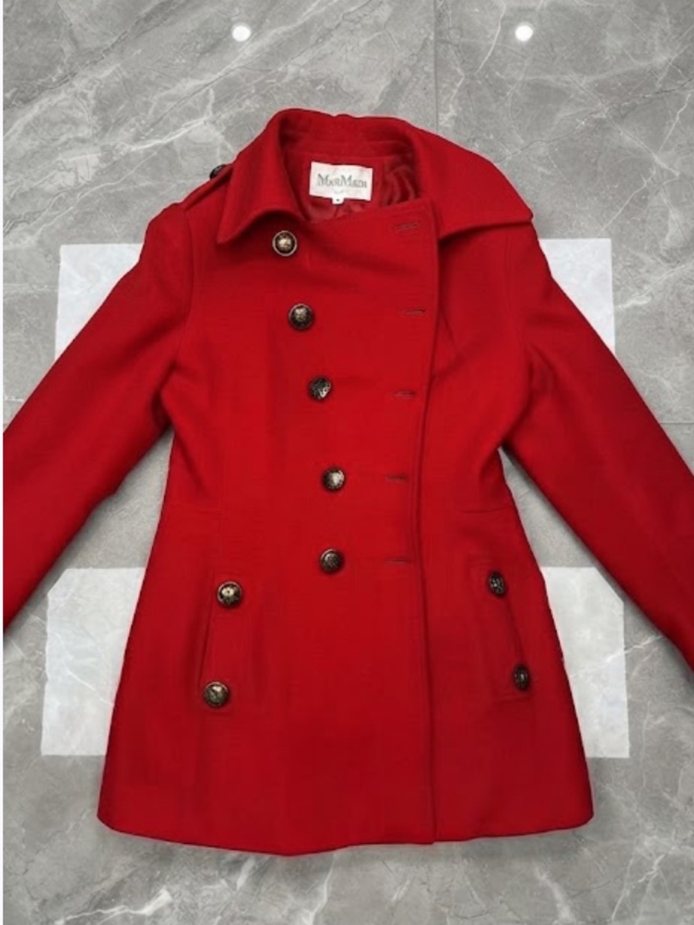 Maxmara Double-Breasted Coat